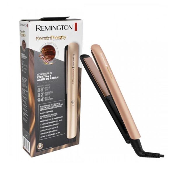 Plancha para el cabello con Keratina y aceite de argan - Imagen 2